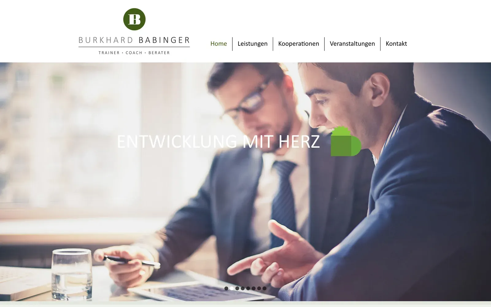 Startseite von babinger.at